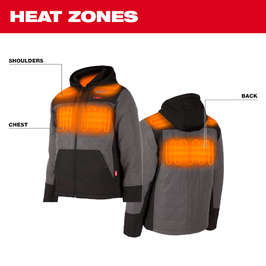 M12™ HEATED AXIS™ HOODED JACKET 2X 250G-212X