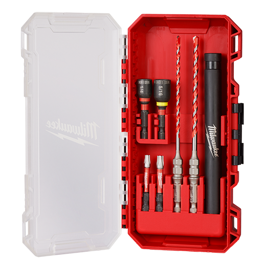 7pc. SHOCKWAVE Impact Duty™ Carbide Hammer Drill Bit Concrete Screw Install Kit 48-20-9097