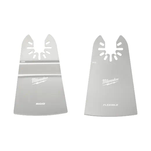 Milwaukee® OPEN-LOK™ 2" RIGID & 2" FLEXIBLE SCRAPER VARIETY PACK 2PC 49-25-2202